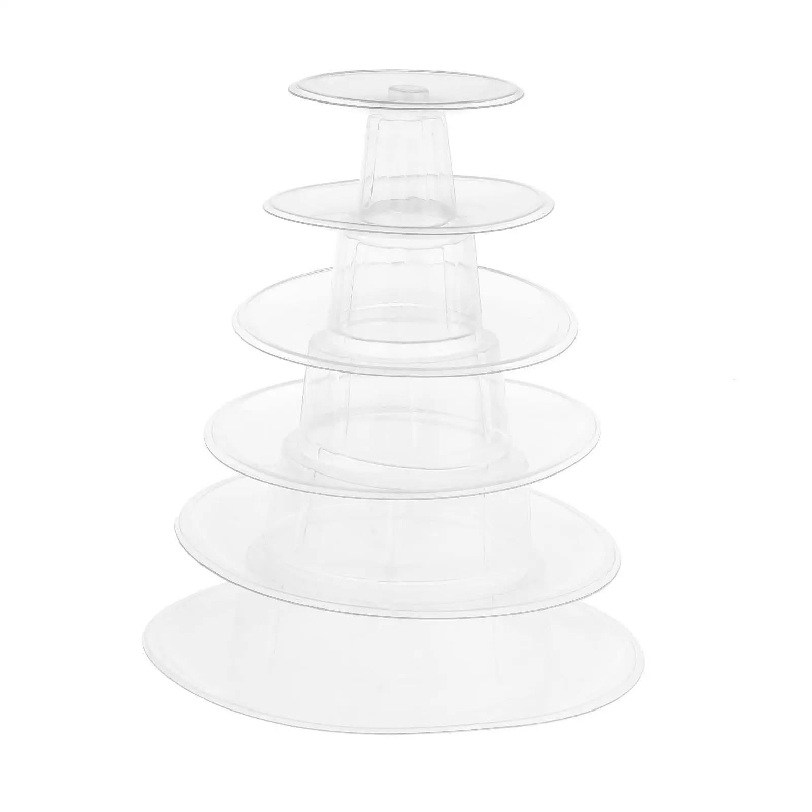 6-Tier Round Cardboard Cupcake Stand Baby Shower Birthday   Decoration Bakery Decor