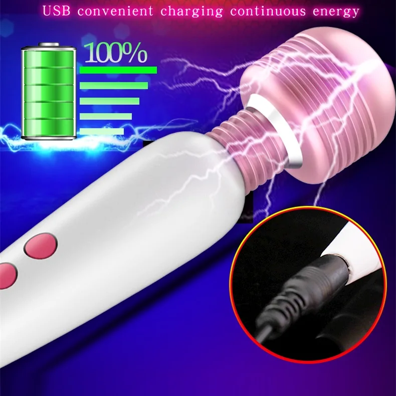 Tanie 19X3.5cm 6 prędkości USB ładowane wibratory dla kobiet g-spot masażu Sex zabawki sklep