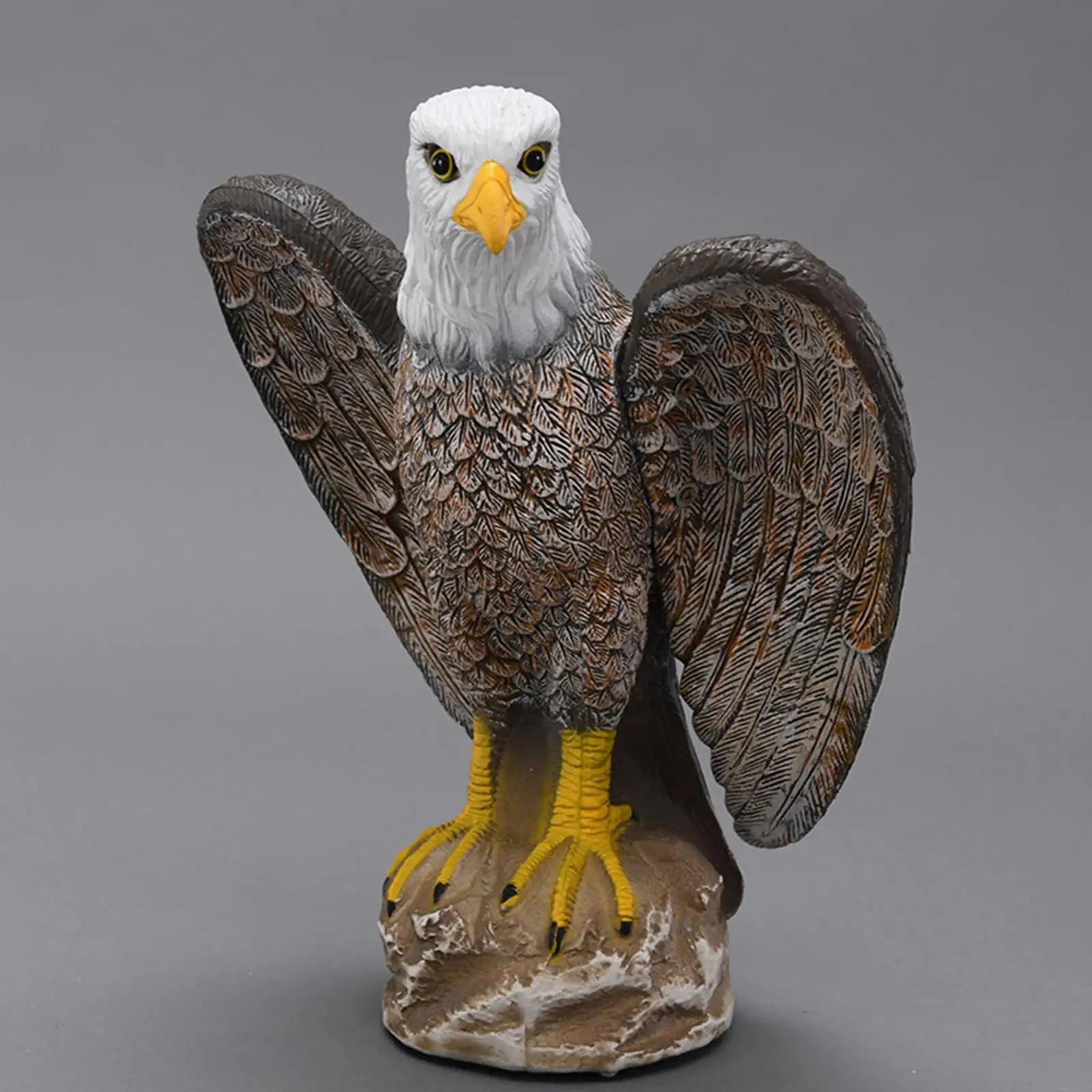 Garden Eagle Statue, Bald Eagle Large Outdoor Statues Yard   , Eagle Bird Decor for Patio Yard and Lawn