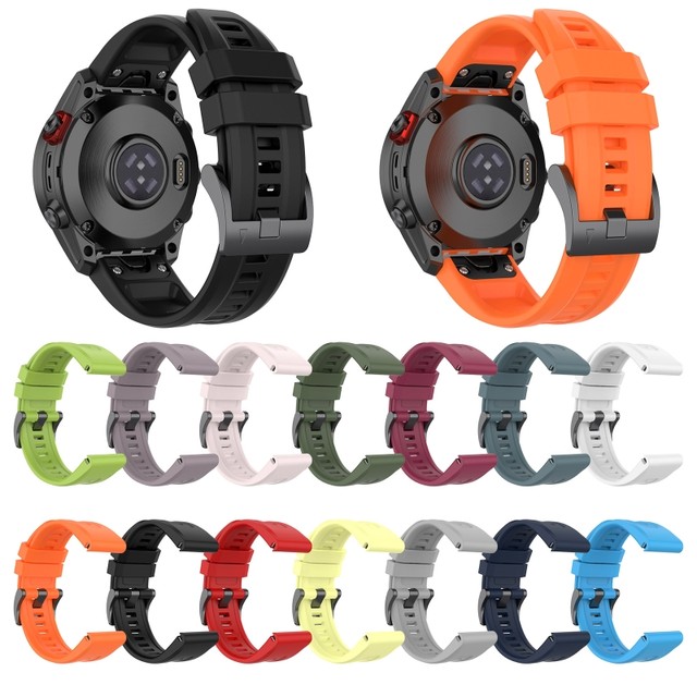 Correa Silicona Líquida para Garmin fenix 6 Pro and Sapphire Rosa