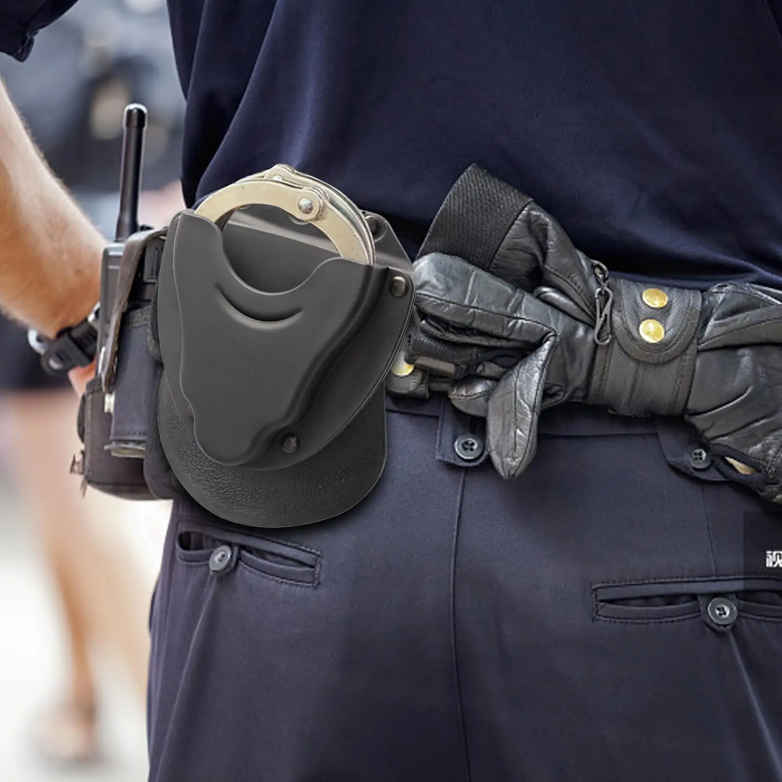 Handcuffs Pouch Quick Release Pocket Handcuffs Waist Bag Handcuff Holder for Camping Enforcement