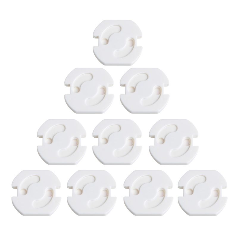 Nombre 9, 10PCS Baby Weiß Elektrische Steckdose Stecker für Schutz Sicherheit Sicherheit Kind Zwei Phase Safe Lock Abdeckung Kinder