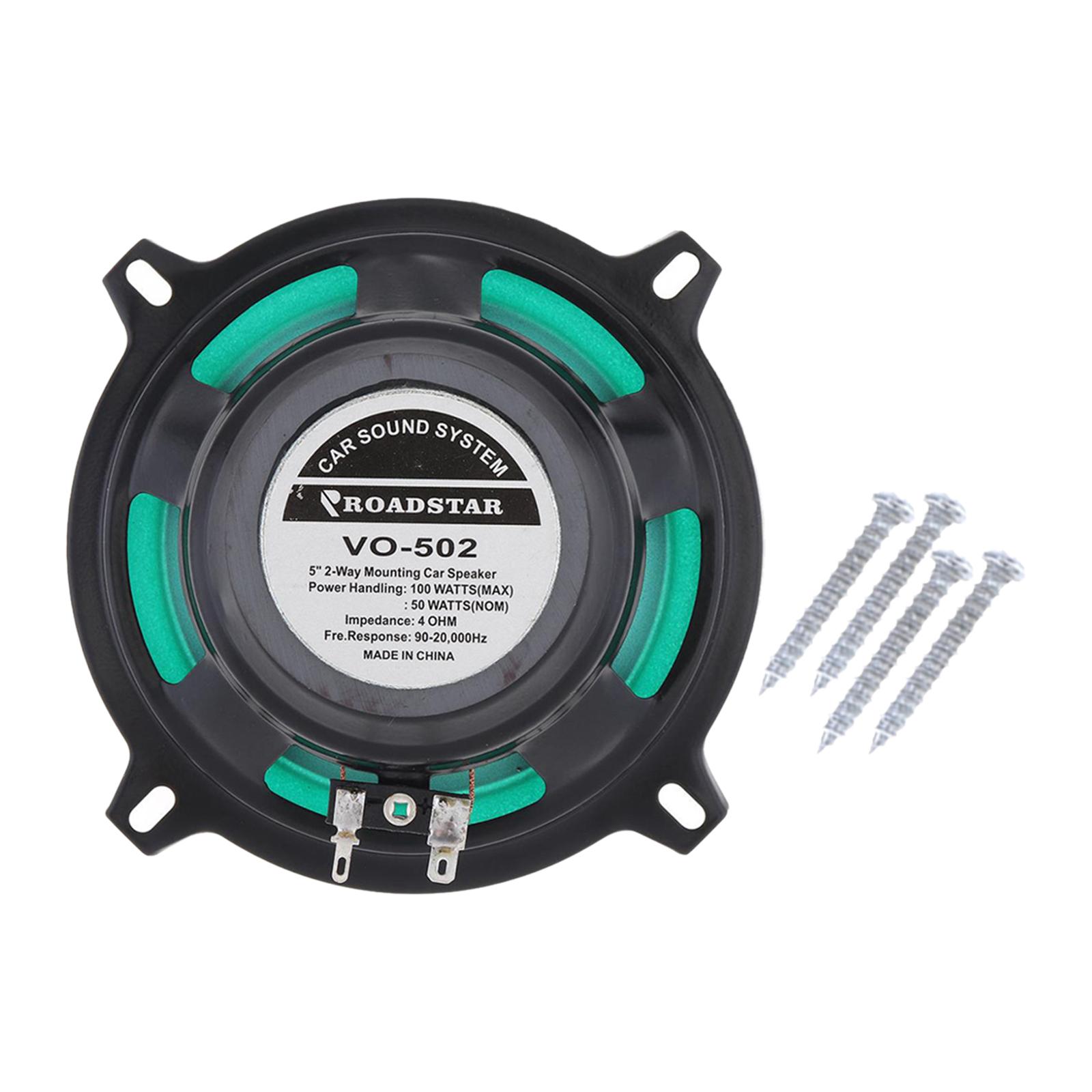 100W Car Subwoofer Horn Audio Tweeters 