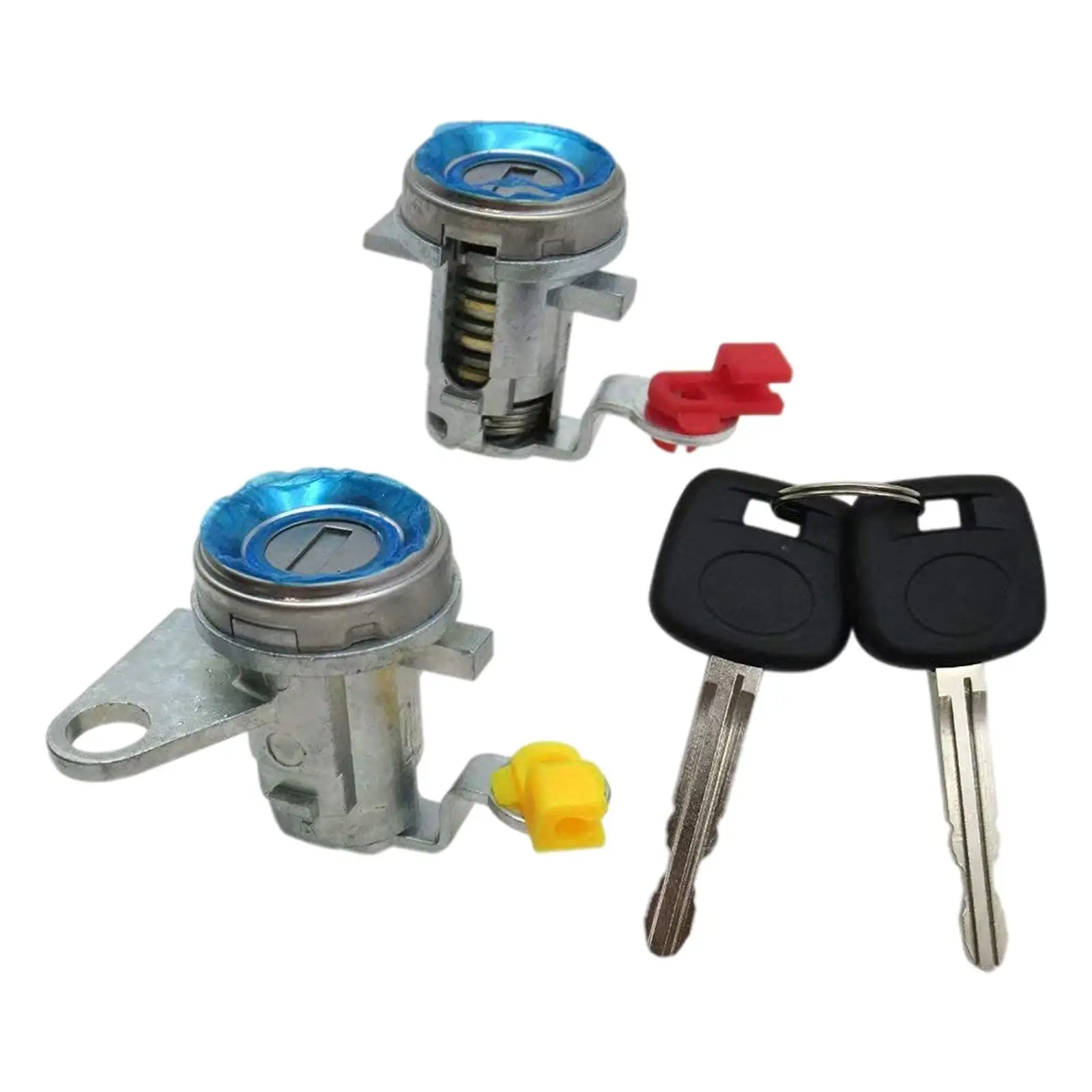 DL-107 DL108R 2 Pieces Car Door Lock Cylinder Set with Keys Fits for    95-14 6905135070 6905235070 Vehicle Parts