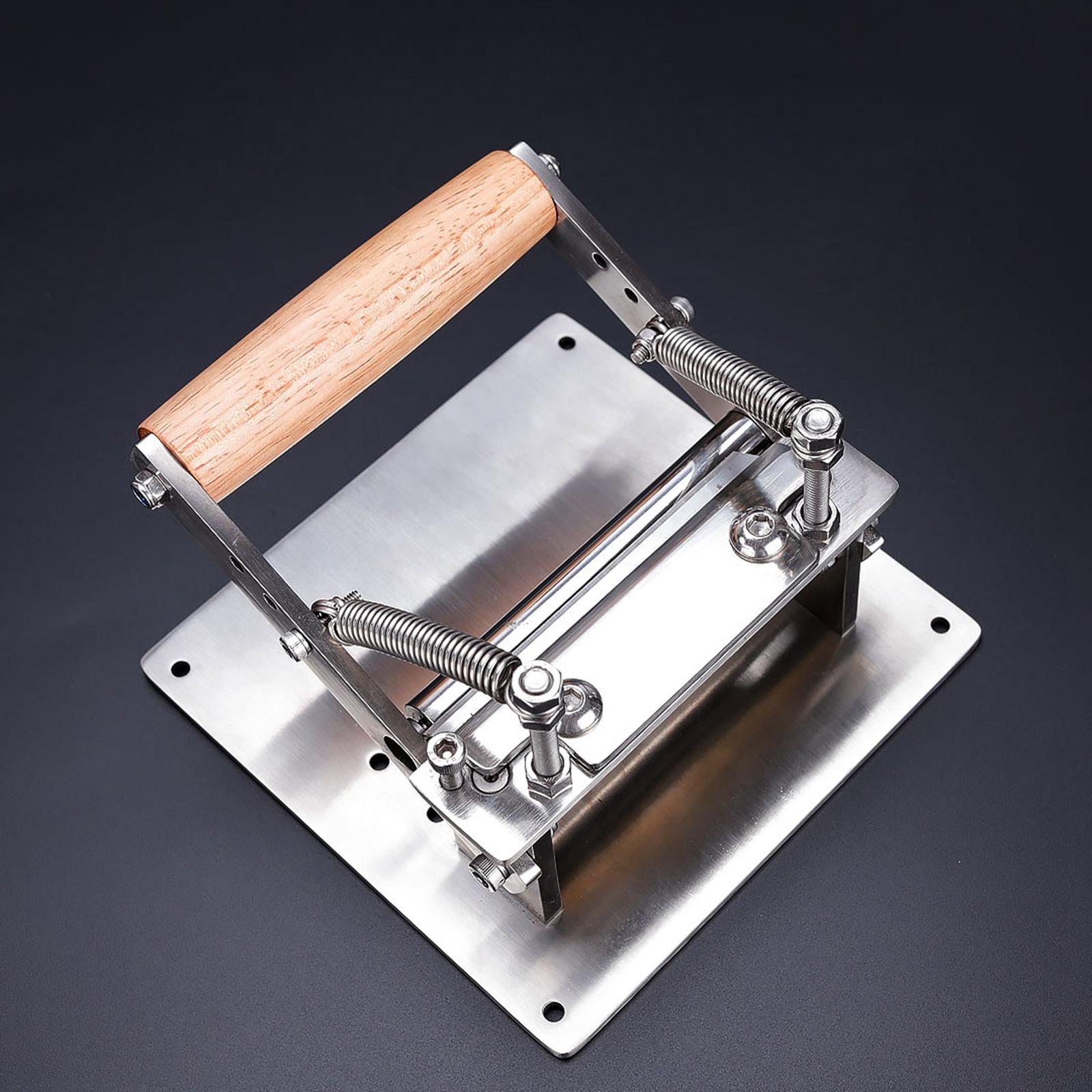 Manual Leather Peeling Machine Manual Cutting for Leathercraft Adjustable Leather Skiver Peeler Splitter Leather Paring Device