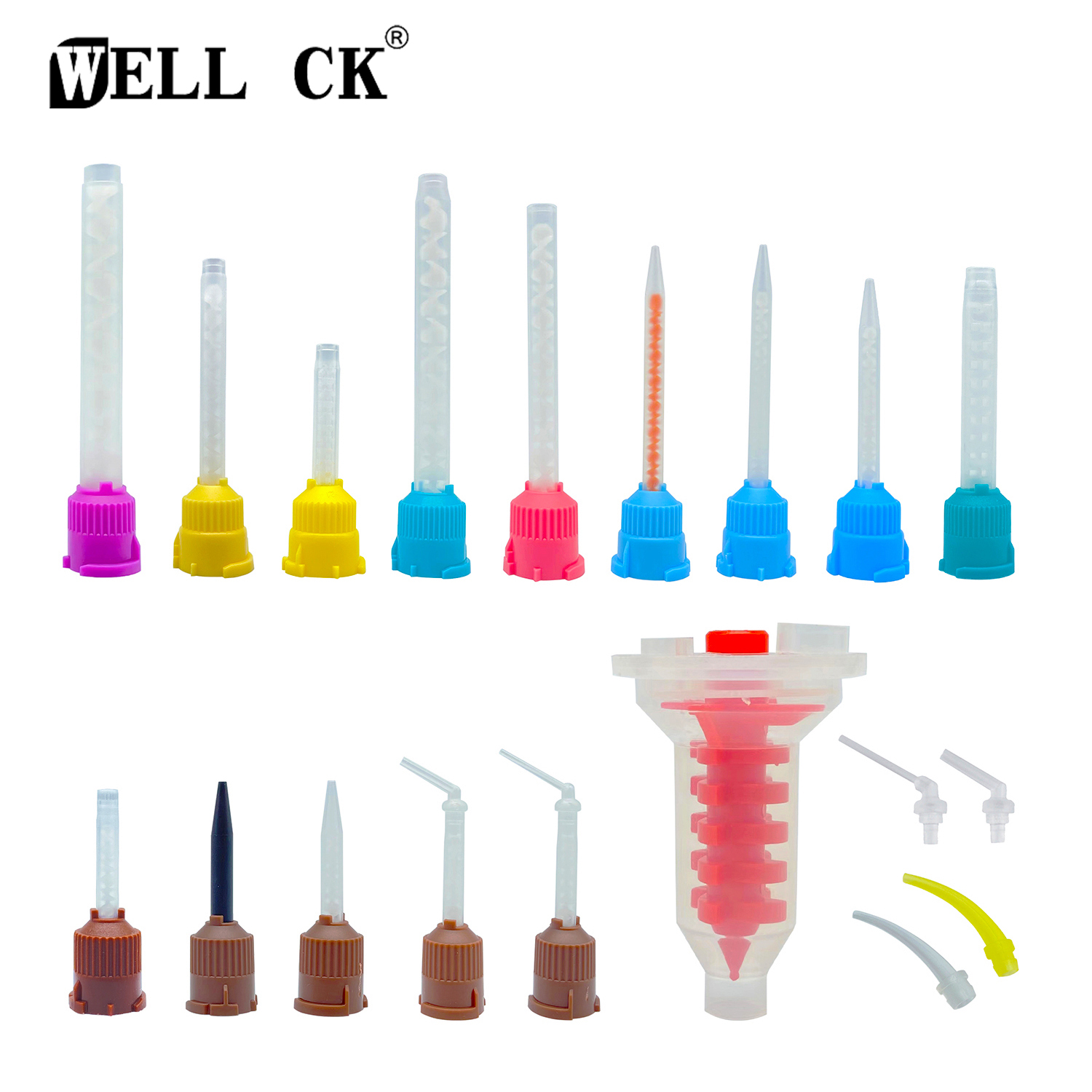 Best of 50pcs / Lot Dental Mixing Tips Impression Materials Lab Denture Laboratory Color Tubes Disposable Silicone Rubber Reviews & Tips