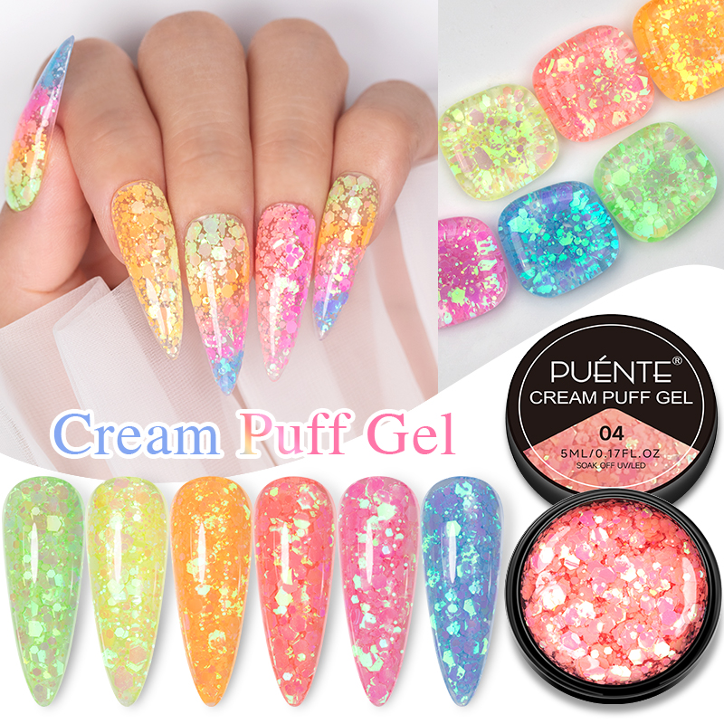 Best of Neon Glitter Sequins Gel Nail Polish 5ML Summer Shiny Nail Art Gel Soak Off UV Gel For Manicure Semi Permanent Varnish Hybrid Reviews & Tips