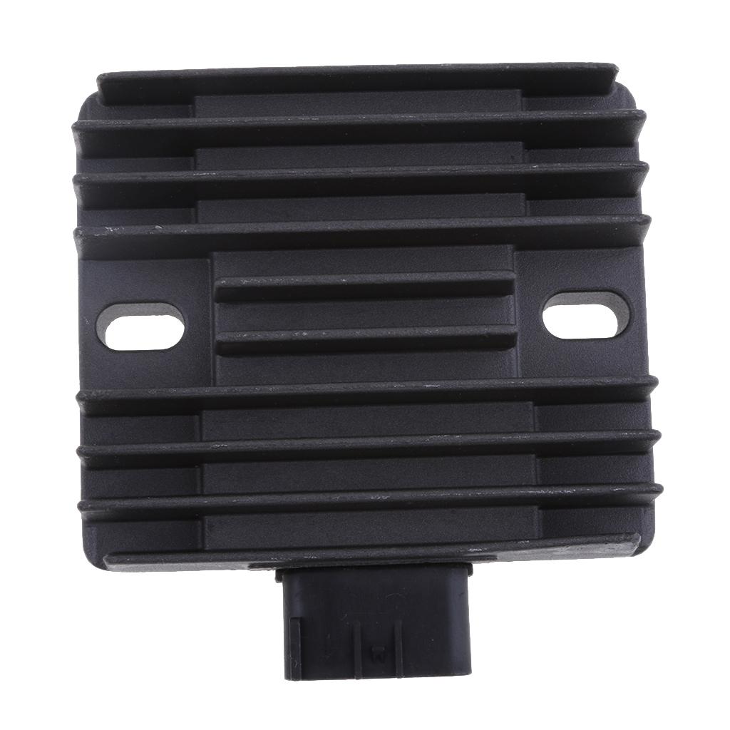 dolity Black Heavy Duty Motorcycle Voltage Regulator for Suzuki GSR400 GSR600 GSX1400