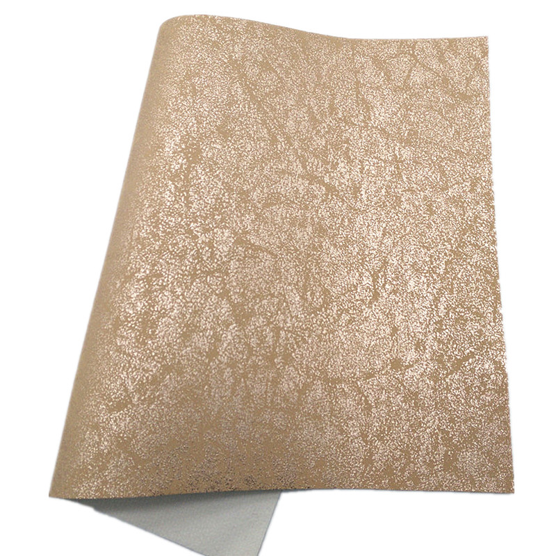 Description Picture 6 of itemNude Chunky Glitter Leather Roses Custom Leather Metallic Synthetic Leather Vinyl Leather Sheets For Bows DIY 21x29CM Q835