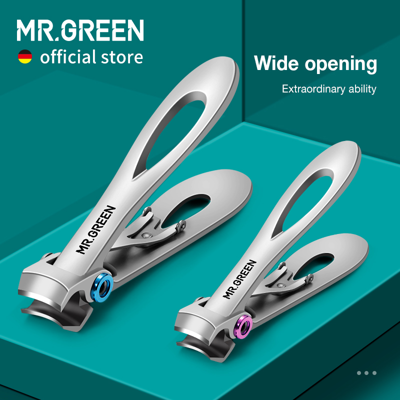 Best of MR.GREEN Nail Clippers Stainless Steel Two Sizes Are Available Manicure Fingernail Cutter Thick Hard Toenail Scissors Tools Reviews & Tips