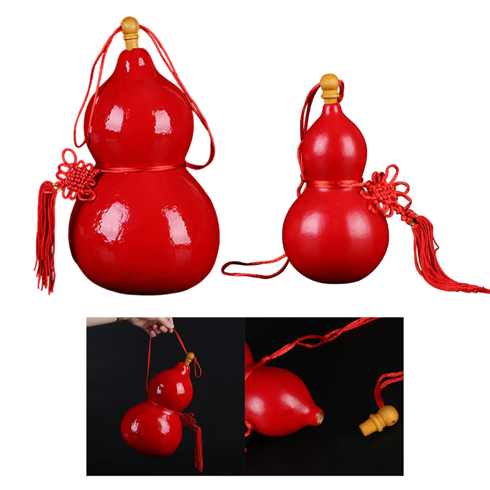 Gourd Bottle Gourd Ornament Gourd Water Bottle for Kitchen Camping Offices