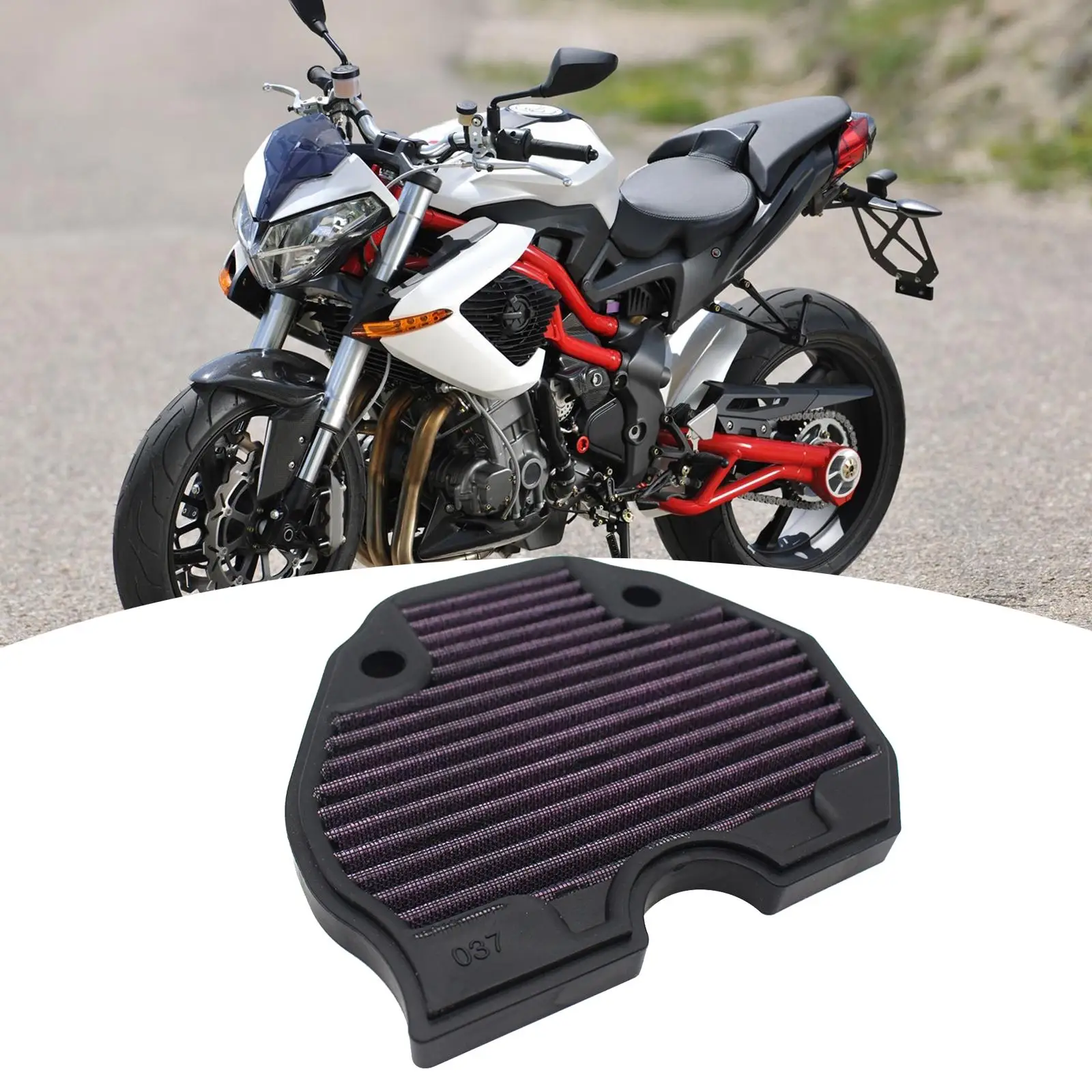 Engine Air Filter Durable Air Cleaner for Benelli BN302 2014 to 2019 BN302R 2017 to 2019 BN302S 2018 to 2019 Replace Parts