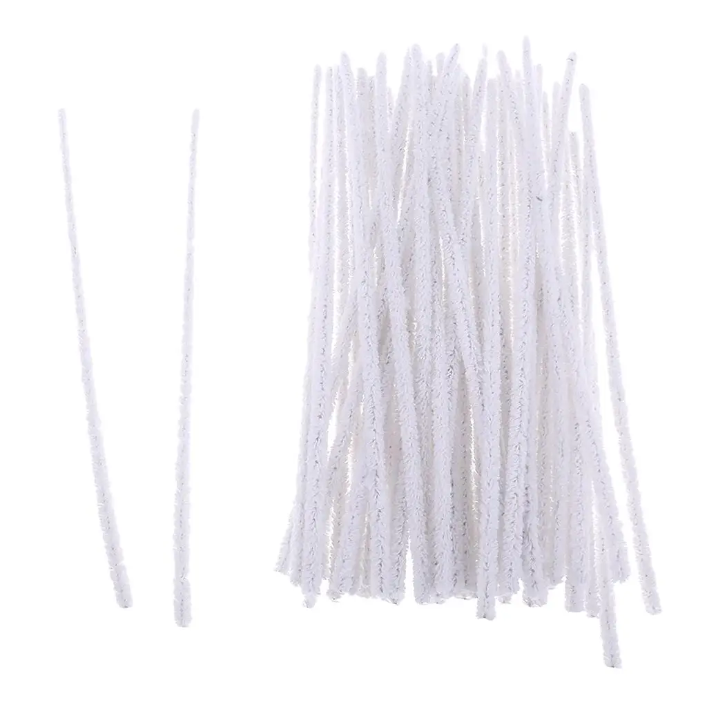 50Pcs Cotton Tobacco Pipe Cleaning Tool Smoke Pipe Cleaner for Cleaning in Tight Space Craft