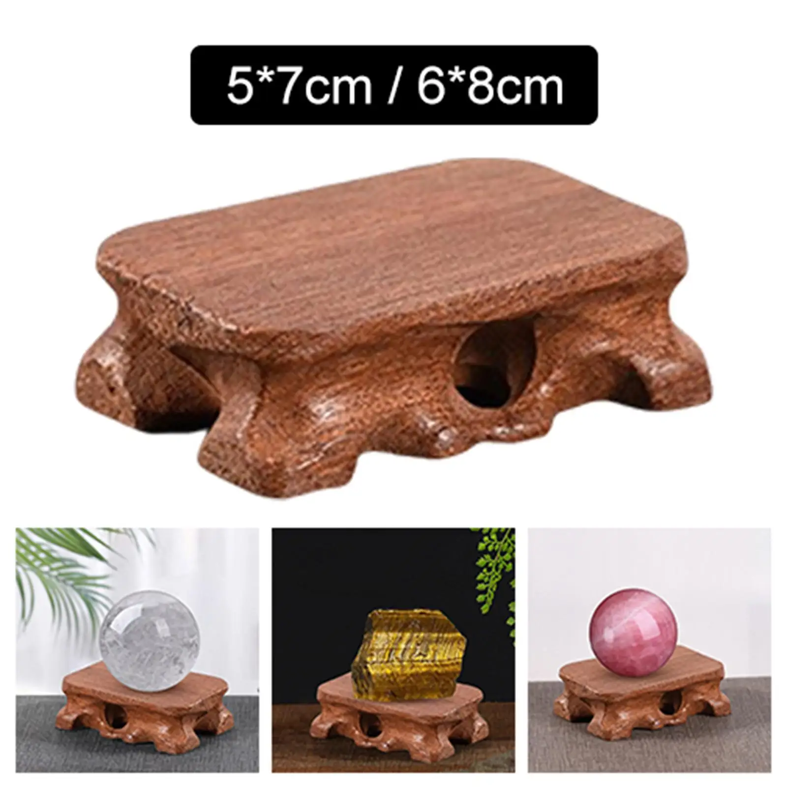 Vintage Display Stand Pedestal Sphere Holder Glass Ball Stand Holder for Fortune Telling Ball Stone Crystals Agate