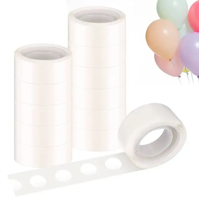 500pcs Point Dots Balloon Glue Tape ,Double Sided Dots Stickers Removable  Adhesive Point Tape Balloon Arch Garland Decorating point sticky Strip for