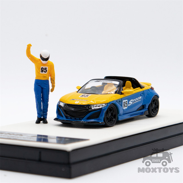 Hobby JAPAN Honda S660 a Yellow 1/18