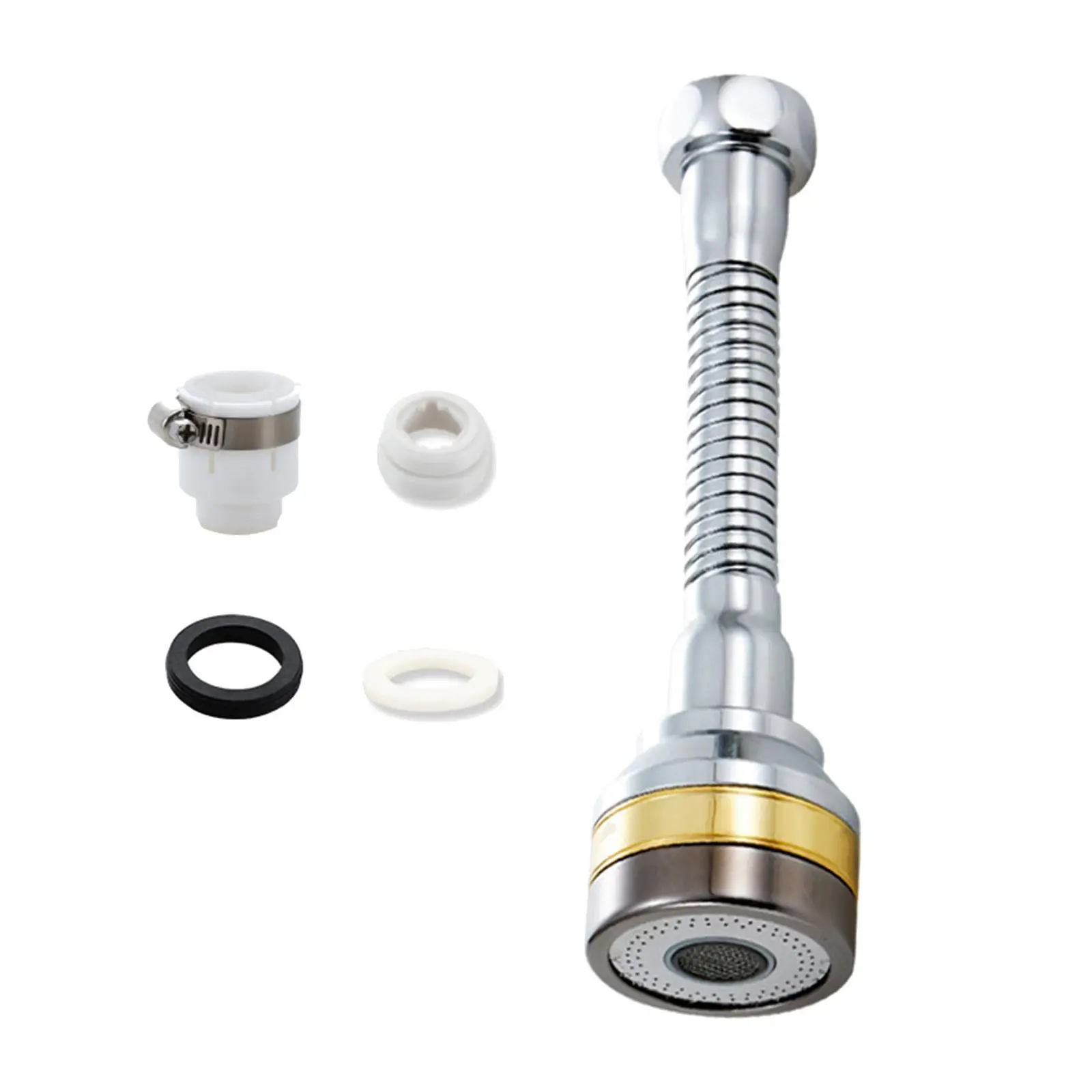 360° Flexible Faucet Extender Universal Adjustable Bendable Extension Pipe