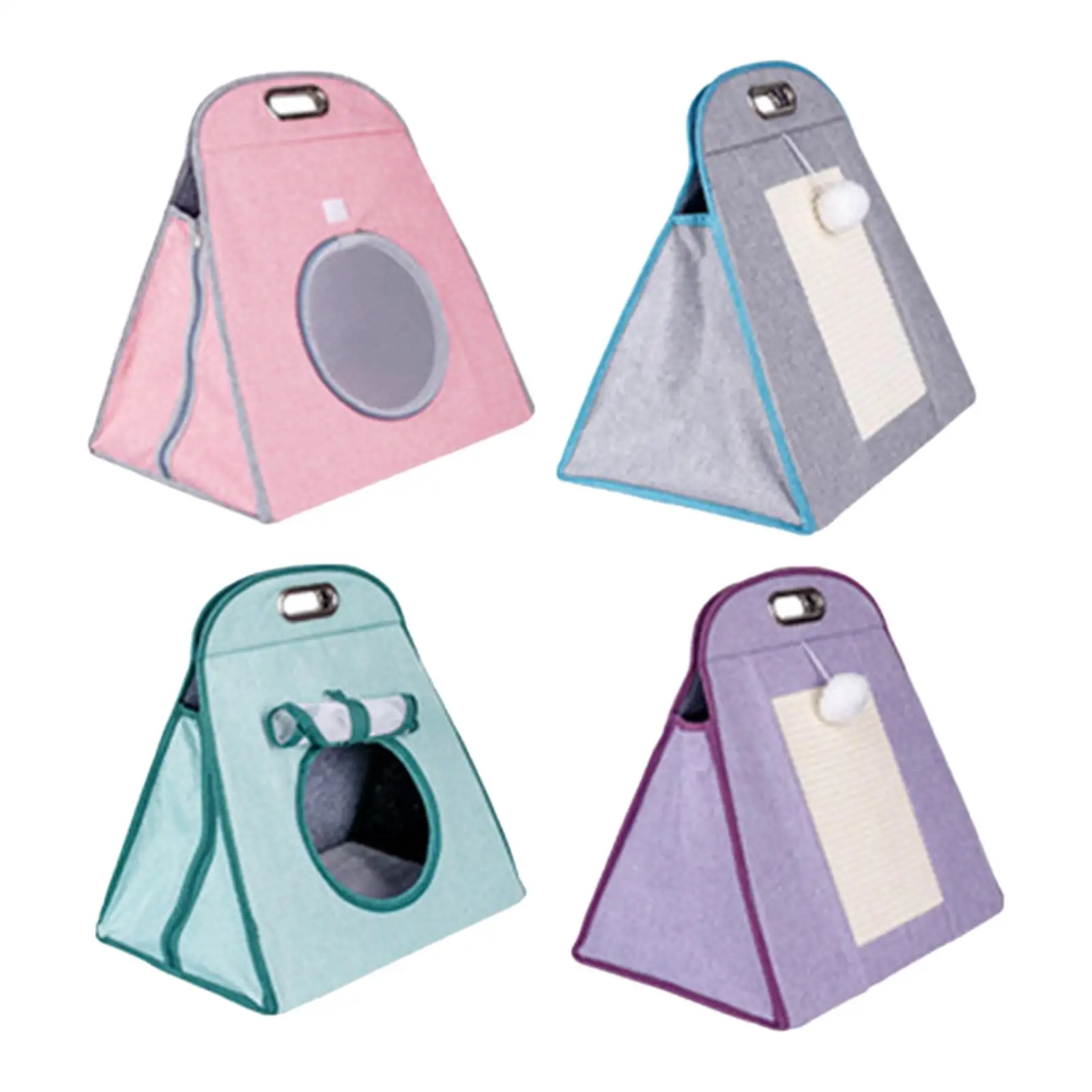 Cat Carrier Bag Collapsible Kitten Carriers Carrying Handbag Pet Carriers for Small to Medium Cats and Small Dogs