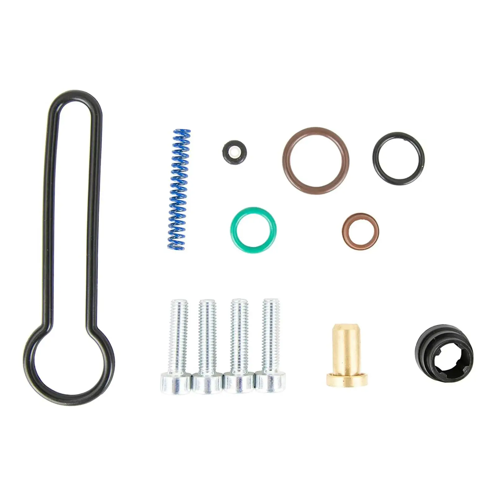 Professional Fuel Pressure Regulator Easy Install Screws Replaces blue Spring Set for Ford 6.0L Powerstroke Fittings