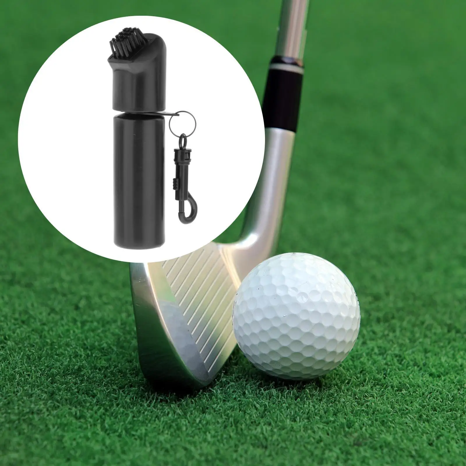 Portable Golf Club Brush, Groove Cleaner, Wide Coverage Self Contained Water