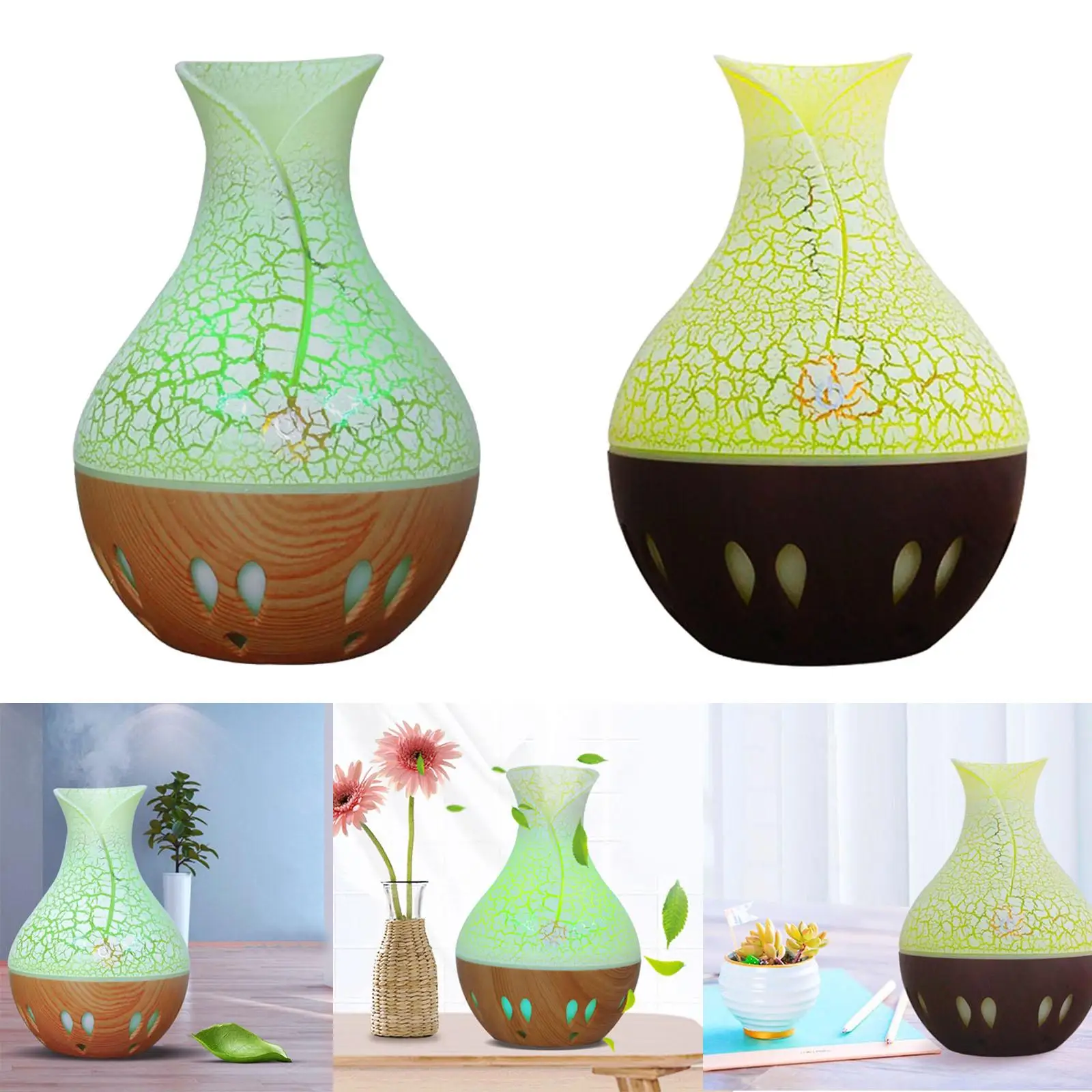 Essential Oil Aroma Diffuser Air Humidifier Night Light Mini USB for Home Babies Kids Room Car Fogger Moisturizing