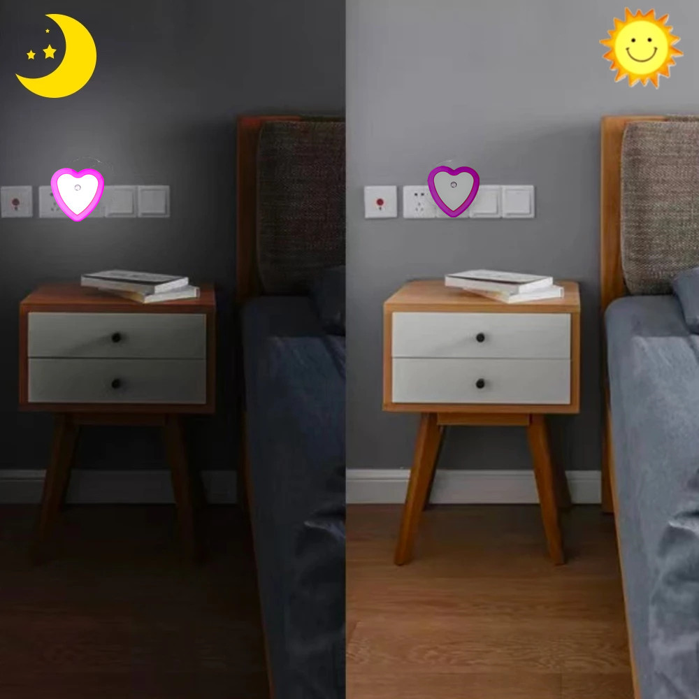 LED Induction Lamp Square Shape Wall Light Night Light Automatic Switch Light Sensor Bedroom Household Supplies Intelligent