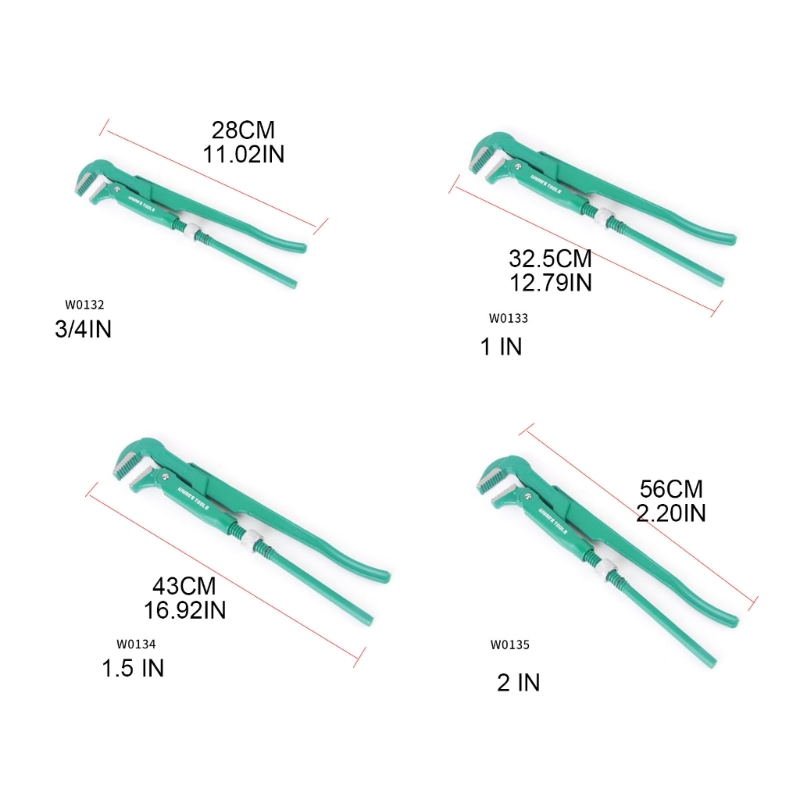 Chave de tubulação resistente, alicate de instalação