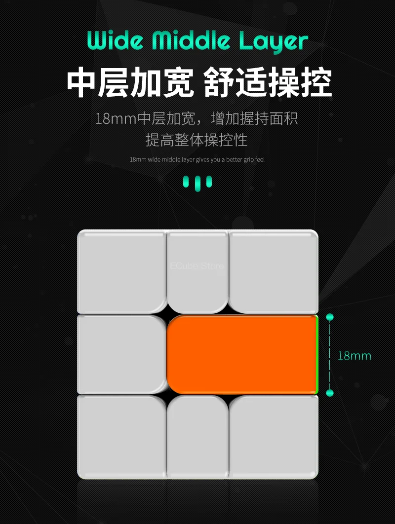[ECube] YJ MGC SQ1 Magnetischer Geschwindigkeitswürfel SQ-1 Zauberwürfel Puzzle YongJun MGC Serie Square 1, Lernspielzeug für Kinder – Detail 5