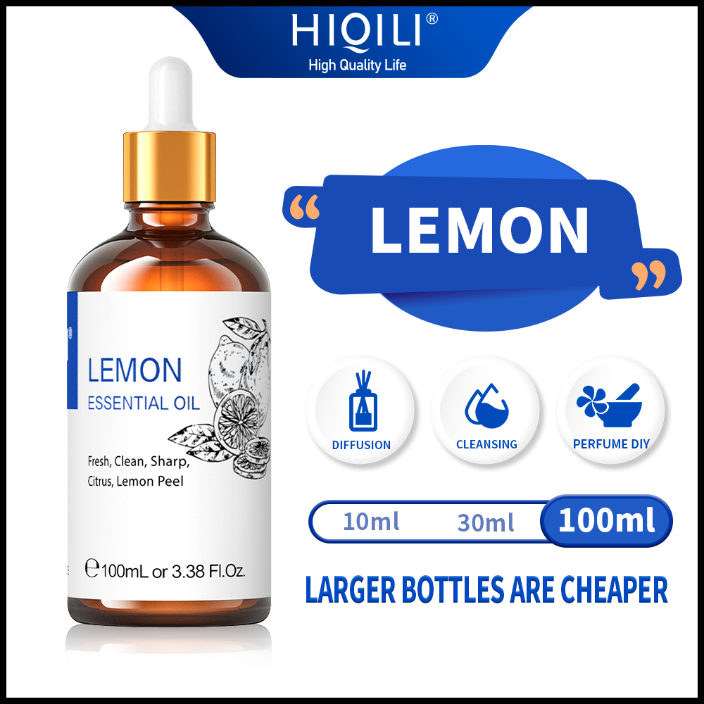 Best of HIQILI 100ML Lemon Essential Oils For Diffuser / Humidifier / Massage / Aromatherapy Aromatic Oil For Candle / Soap Making & Hair Care Reviews & Tips