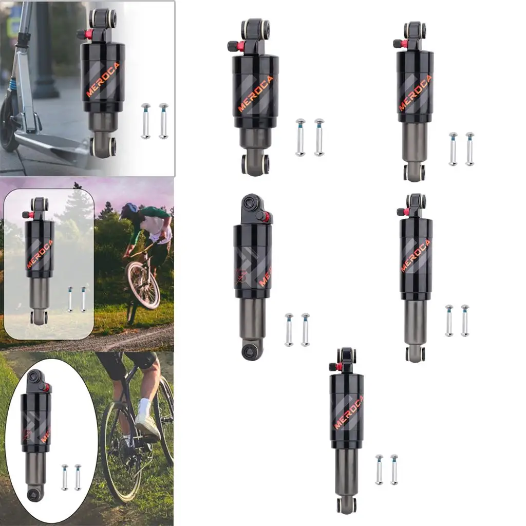 MTB Bike Rear Shock Bicycle Shock Absorber Durable Cycling Parts Aluminum Alloy 125/150/165/190/200mm