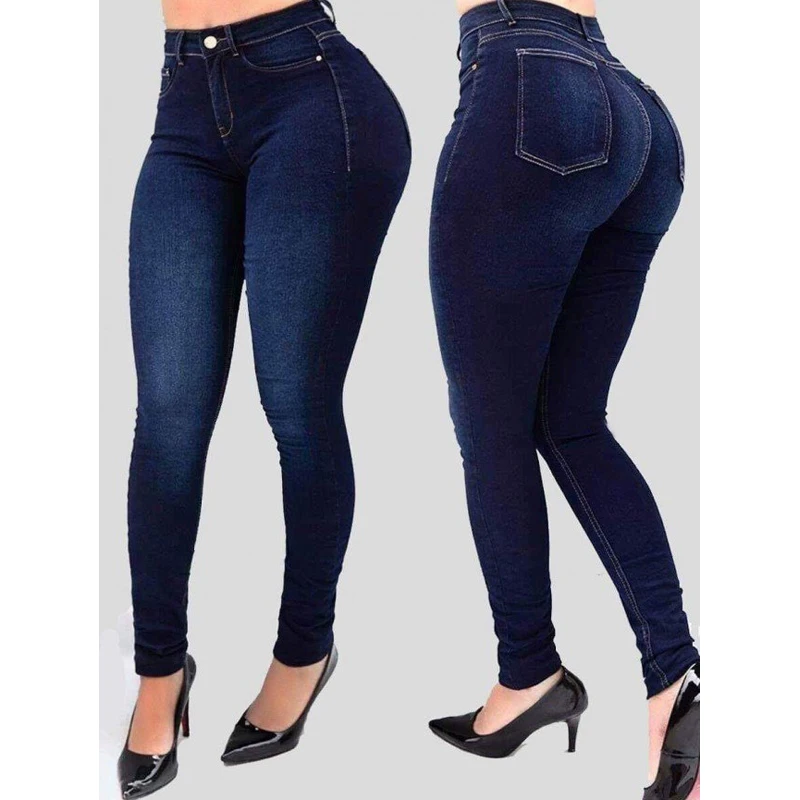 Title 7, Sexy Women Casual Jeans Skinny Lift Butt Leggin...