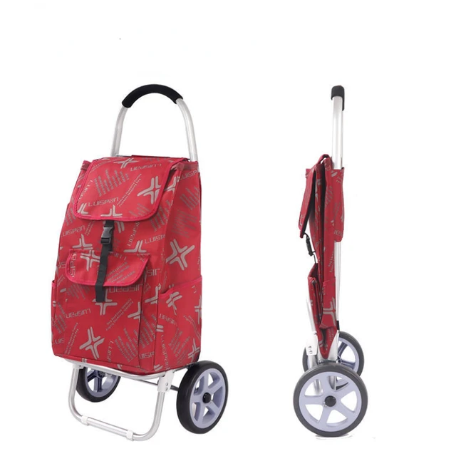 4PCS Sacs de course chariot Sac Shopping réutilisable qui respecte  l'environnement
