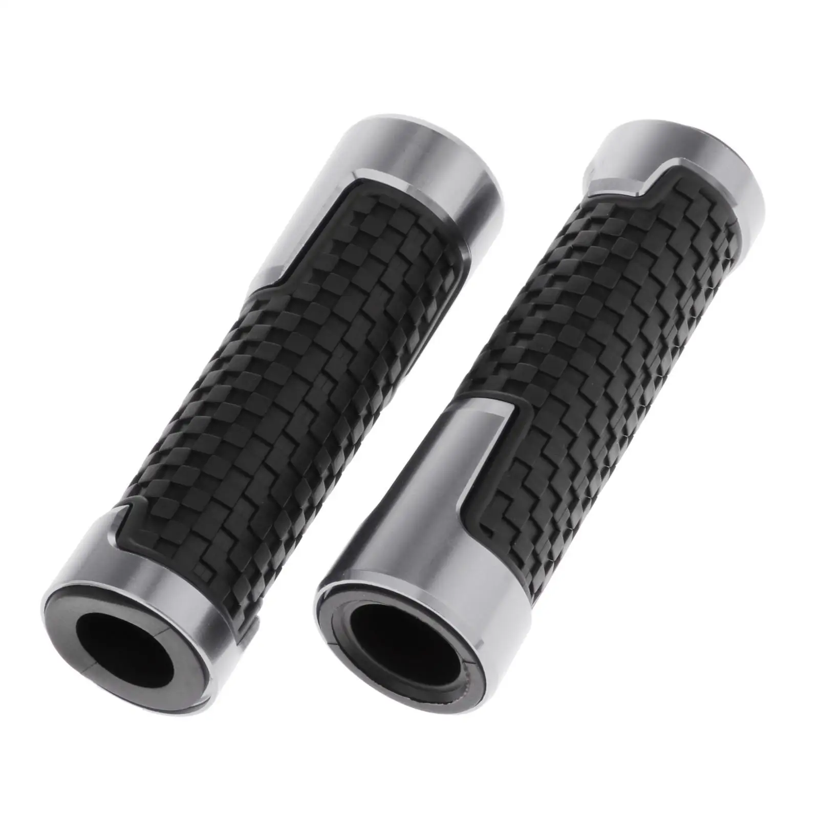 2x Motorcycle Hand Grips Motocycle Accessories Easily Replace Black/Golden