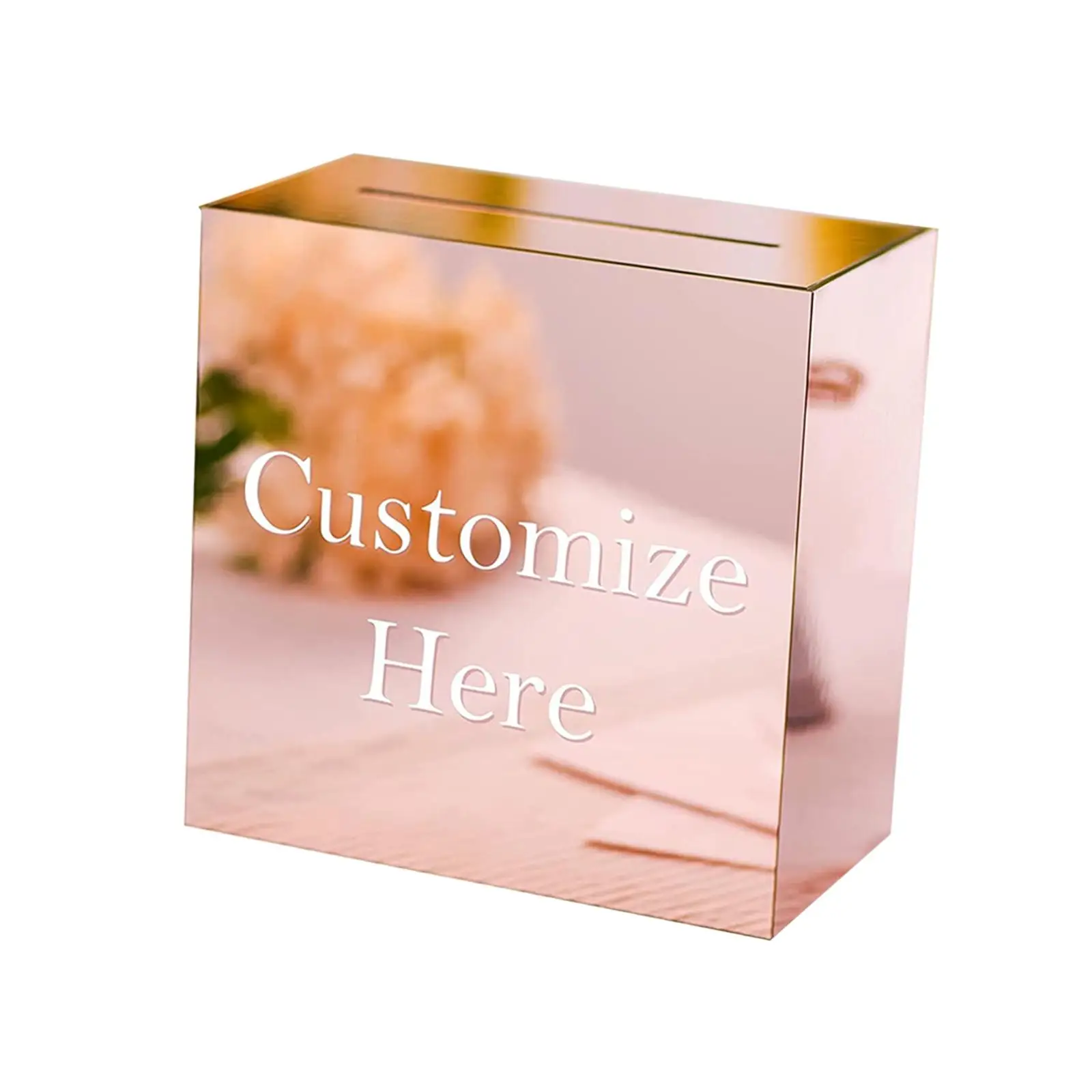 Acrylic wedding, Large Decorations Blessing DIY Large Acrylic Card Box, for Party Graduation Anniversary Shower