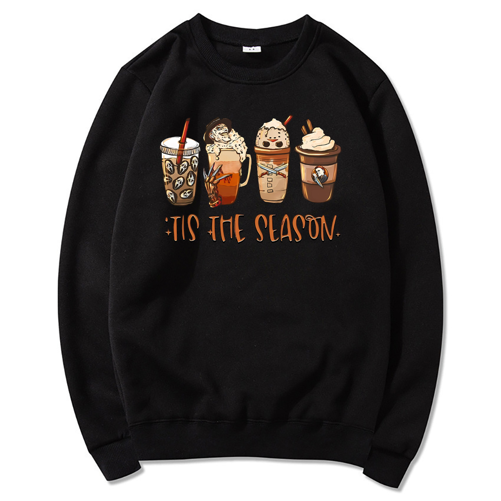 Halloween Scary Movie Graphic Sweatshirt, Personagens de