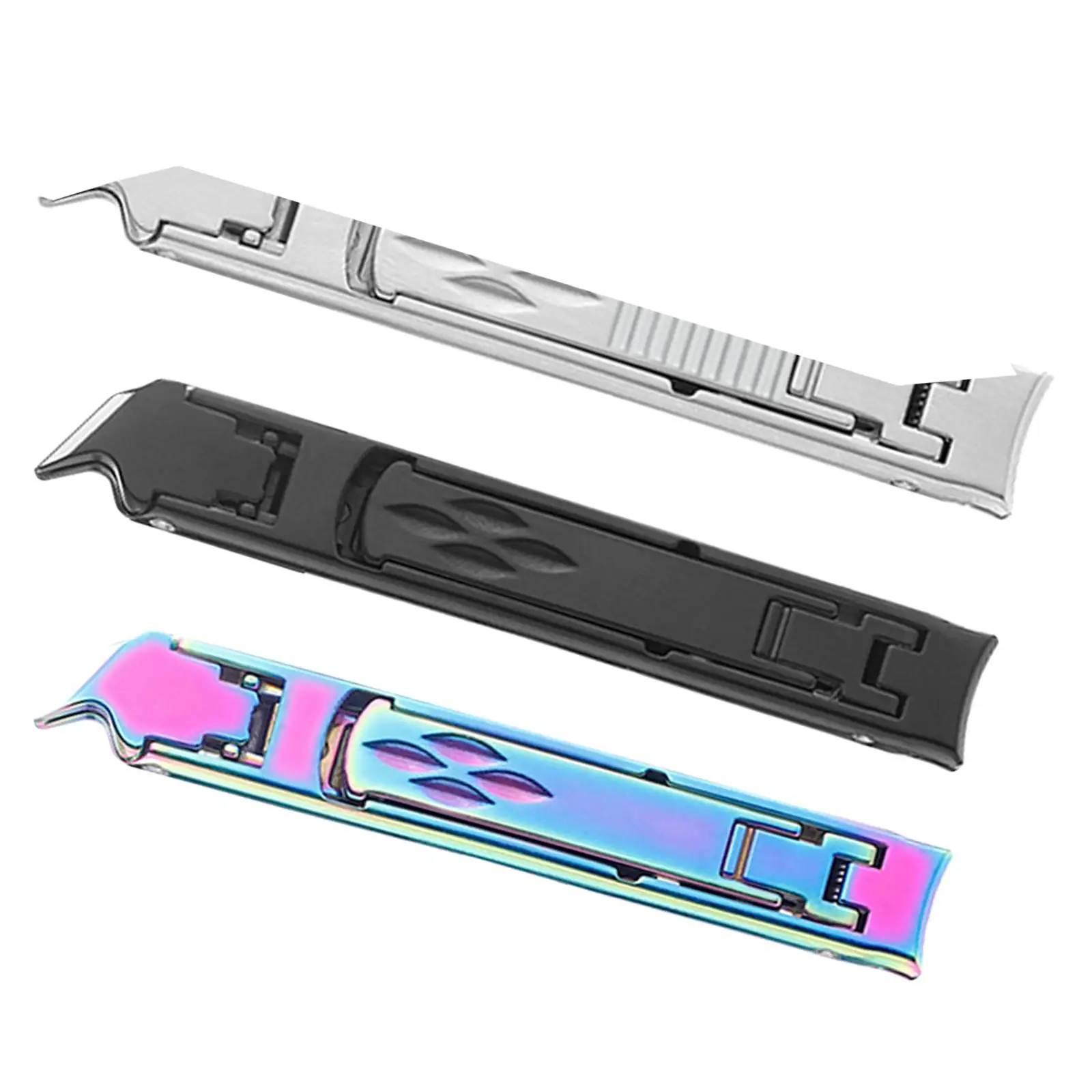 Nail Cutter Double-Headed Pliers Folding with Storage Box Premium with Polishing Sheet Sharp Thin Nail Clipper for Men Mom Women