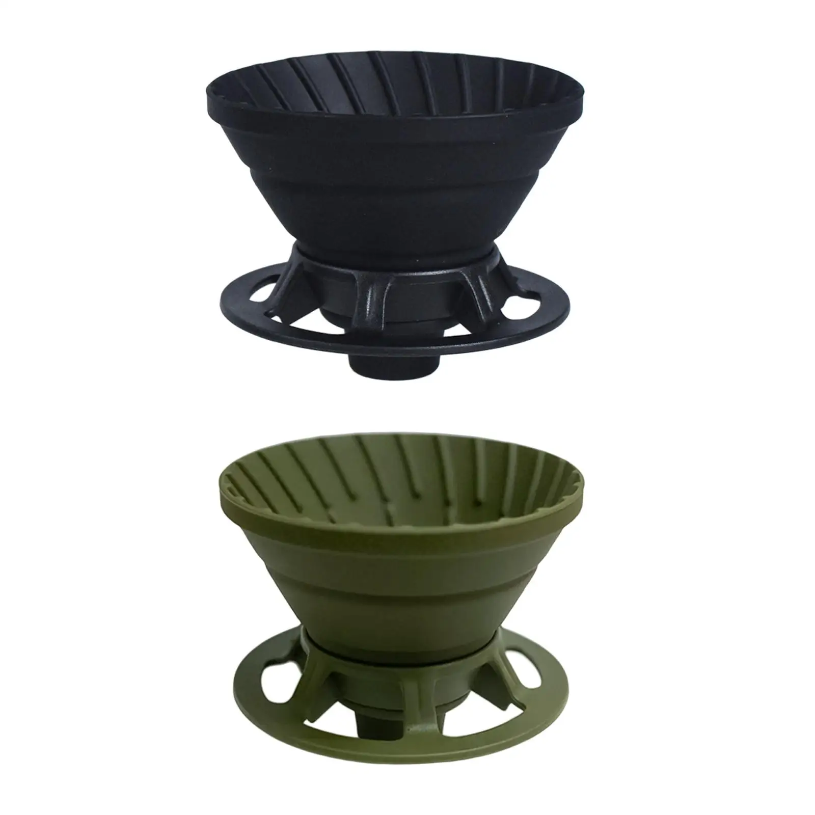 Silicone Pour Over Coffee Dripper Foldable Cafe Filter Tool for Outdoor Home