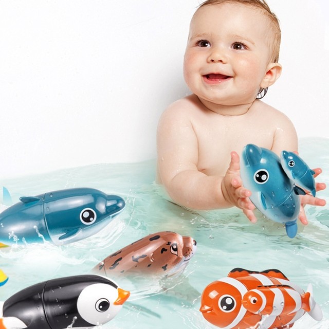 Baby Bath Toys Spray Water Swim Pool Bathing Toys for Kids