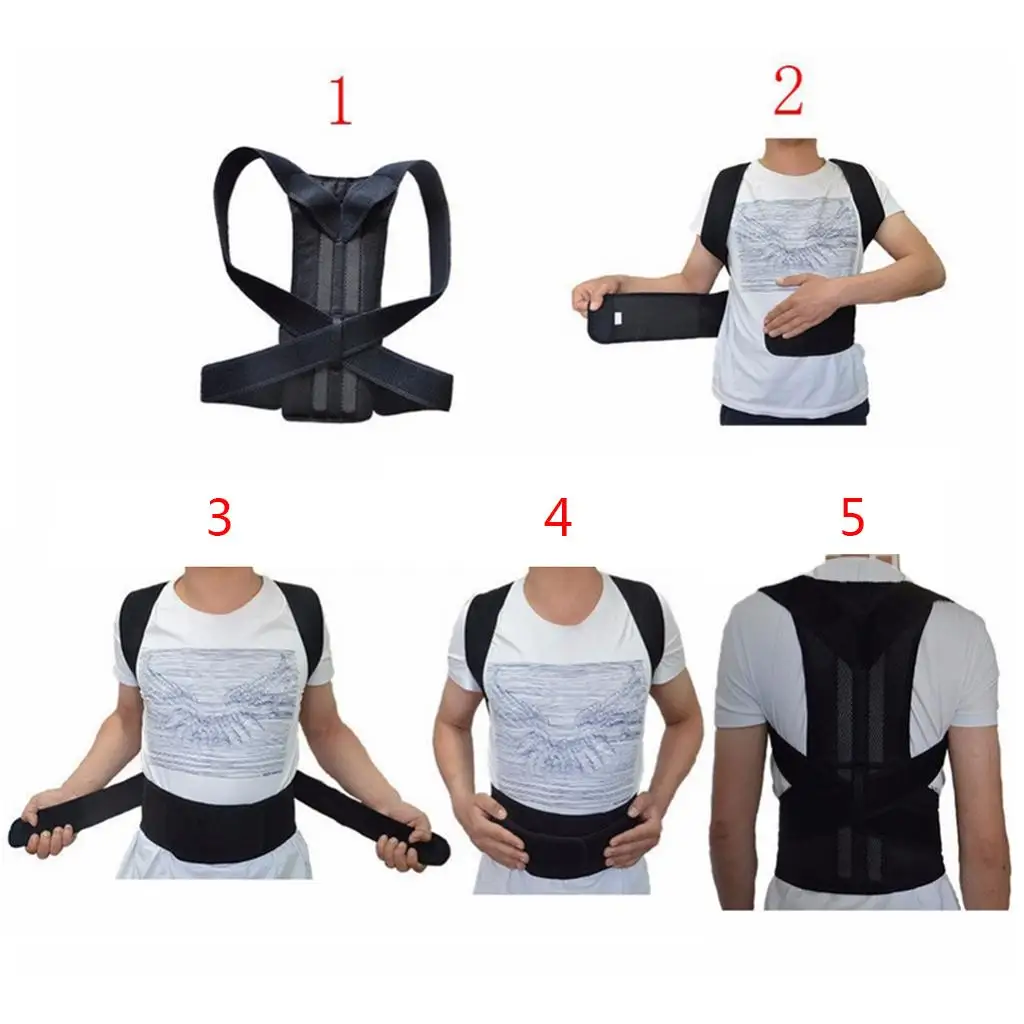1 Piece Back Posture Corrector for Women / Men, Effective and Comfortable Posture Brace for Slouching/ Hunching