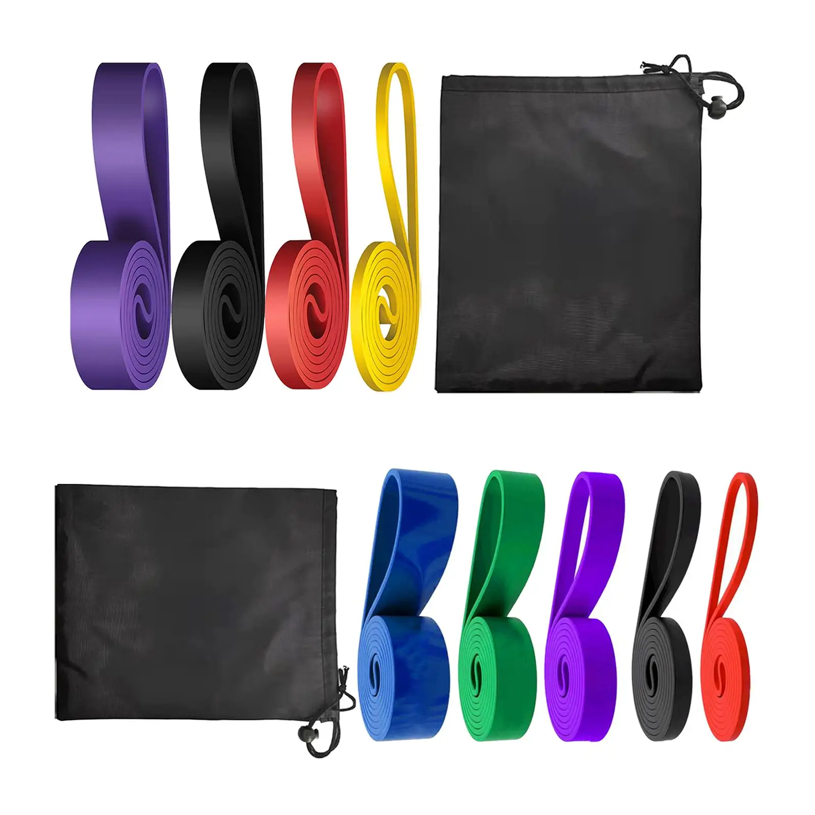 Resistance Bands Men Women Pull up Assistance Bands Muscle Training with Storage Bag Workout Loop Band for Workout Yoga Fitness