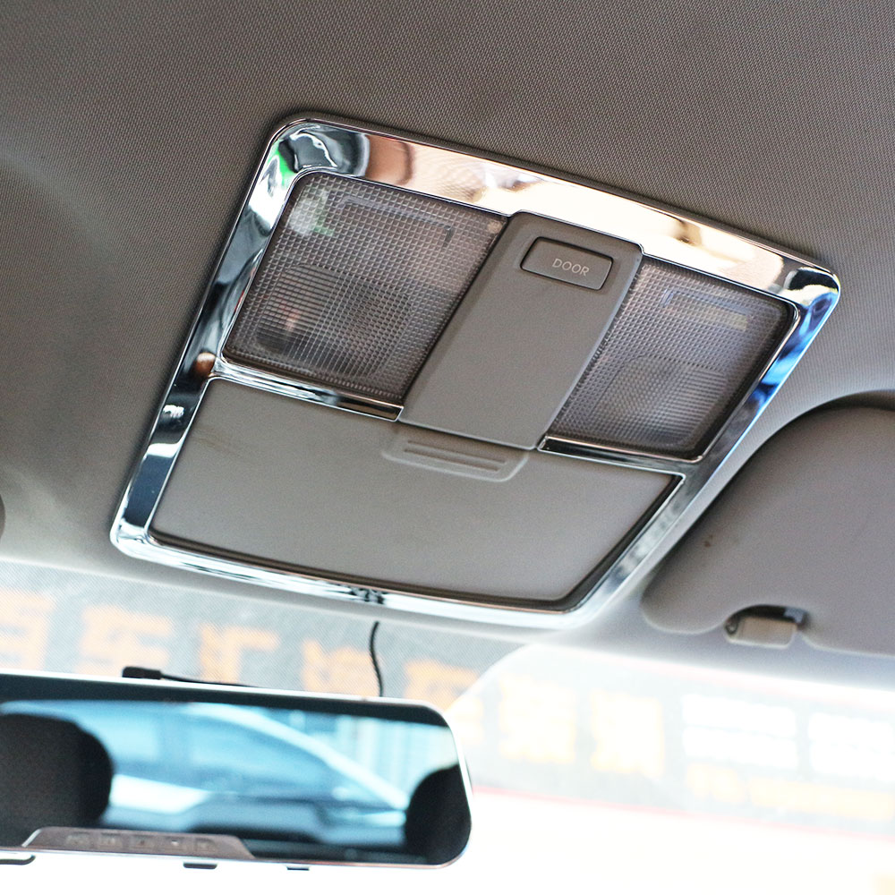 Innen ABS Chrom Leselampe Abdeckung Trim Dach Leseleuchten Rahmen für Kia Sportage 3 SL R SportageR 2012–2016 Auto Aufkleber – Detail 3