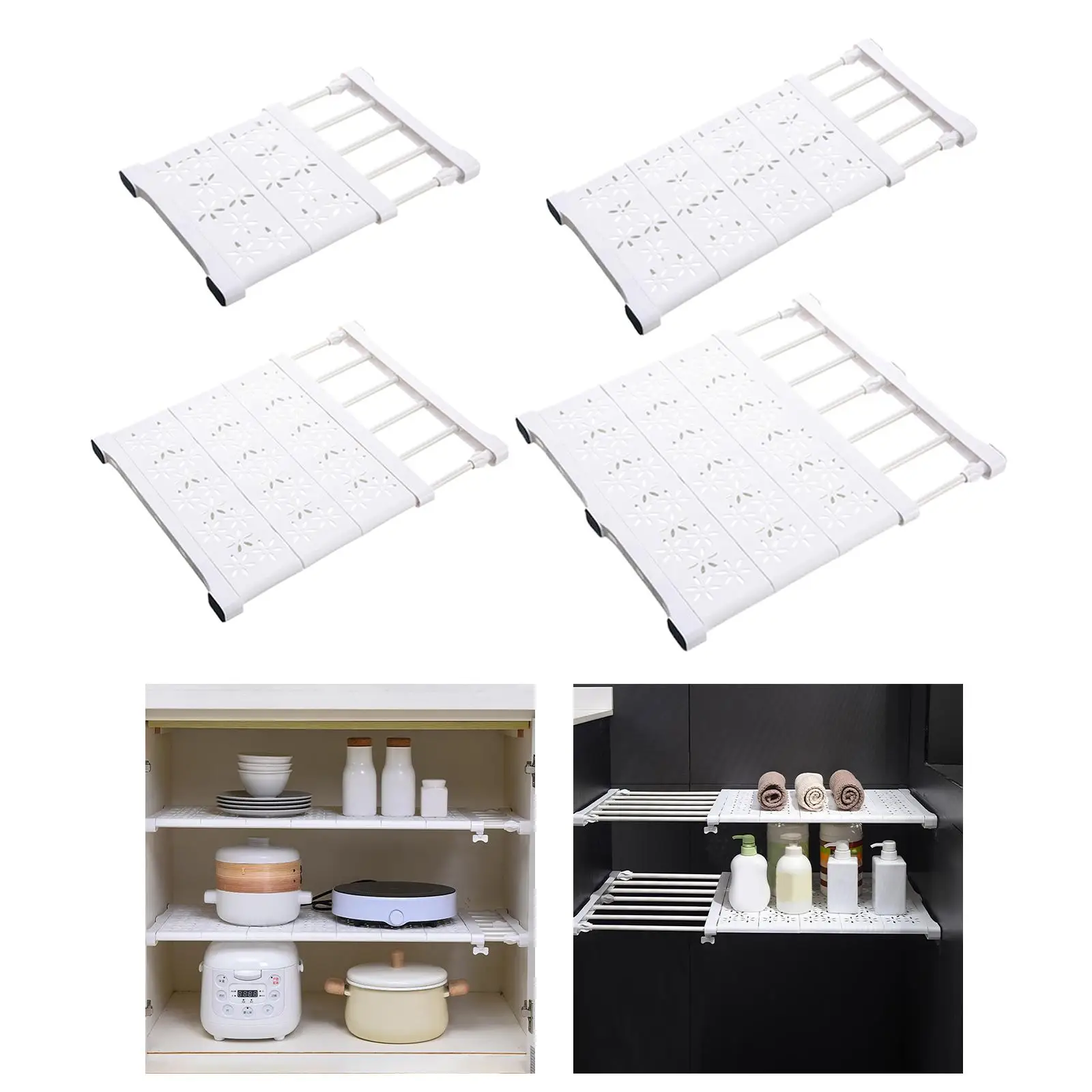 Wardrobe Storage Shelves Multifunctional Wardrobe Dividers Separator Adjustable for Home