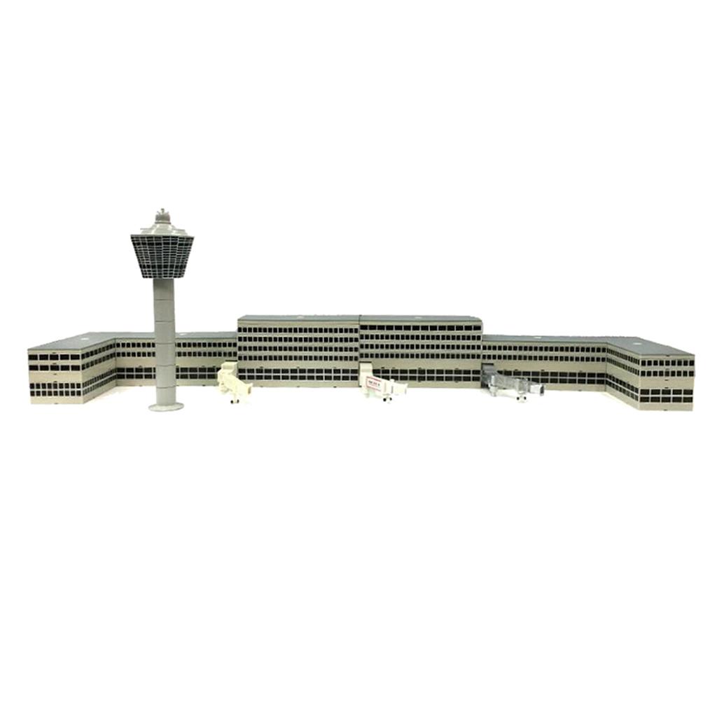 1/400 Scale Plastic Airport Terminal  Lighthouse Scene Model Set Accs
