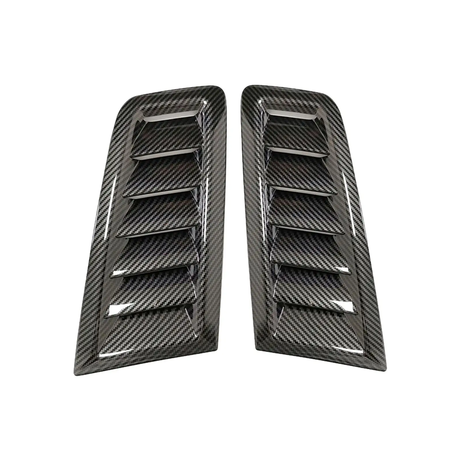 2 Pieces Car Hood Vent Scoops Exterior Parts Bonnet Vents Hood Trim for Ford Focus RS