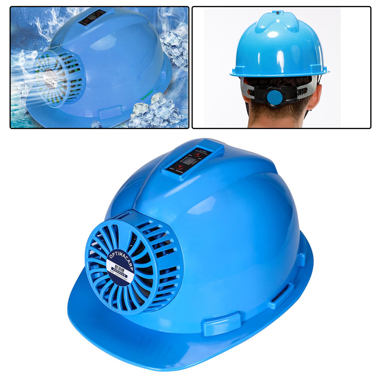 Construction Hard Hat with Fan Charging Workplace Thickening Outdoor Working Protective Cap