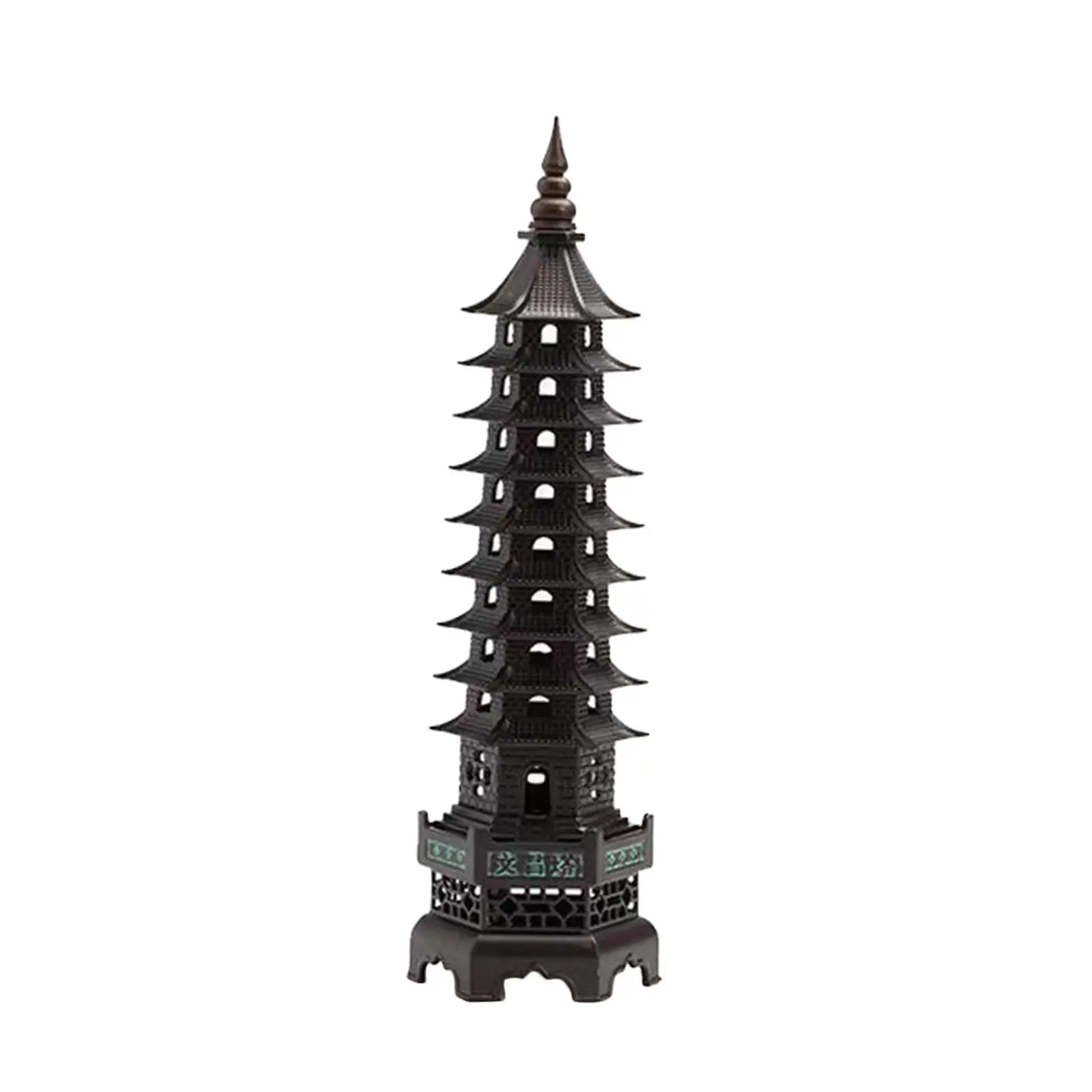 Incense Holder Decorative Decor Craft Tower Incense Burner for Meditation