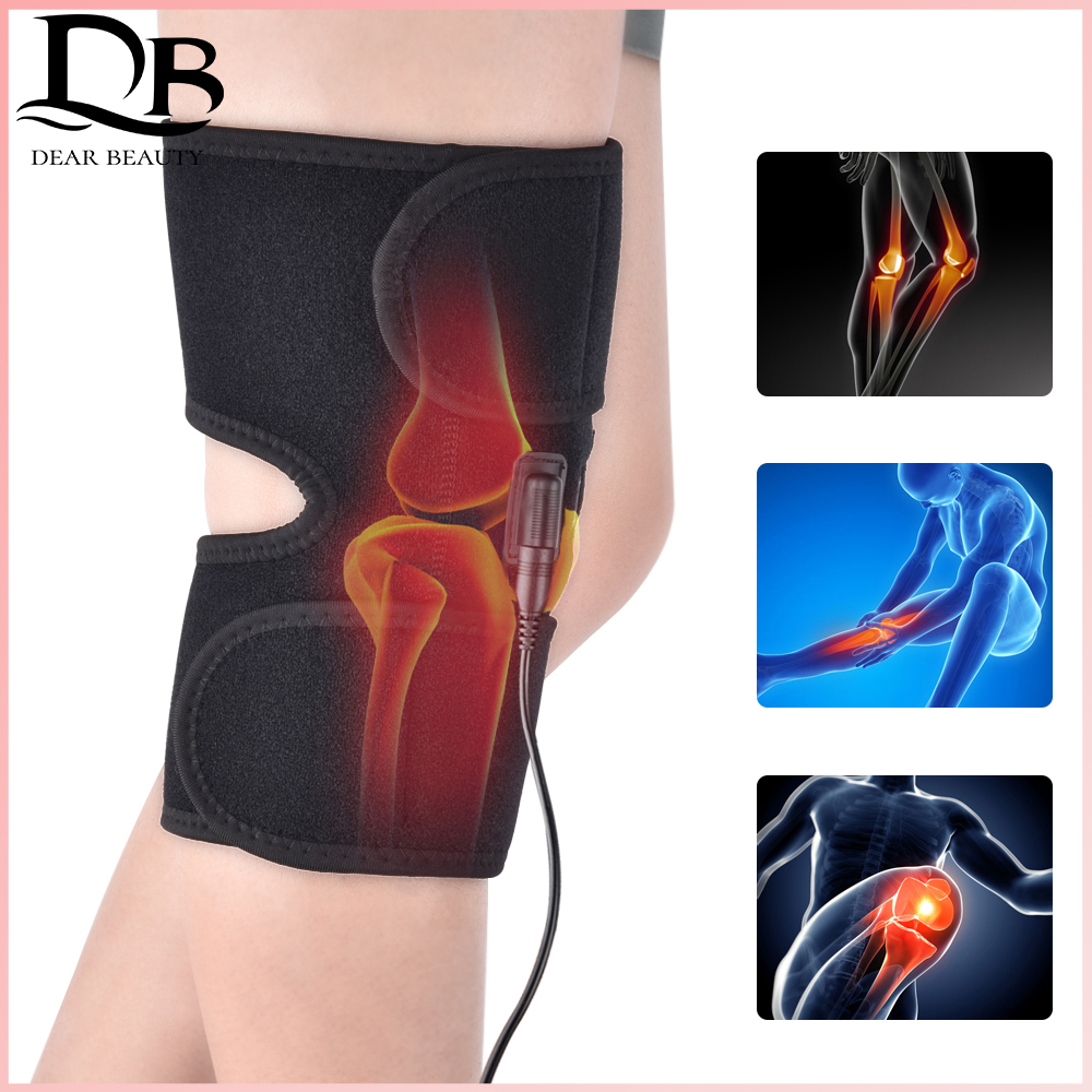 Best of Heating Knee Massage Pad Brace Support Thermal Heat Therapy Wrap Hot Compress Massager Cramps Arthritis Pain Relief Health Gift Reviews & Tips