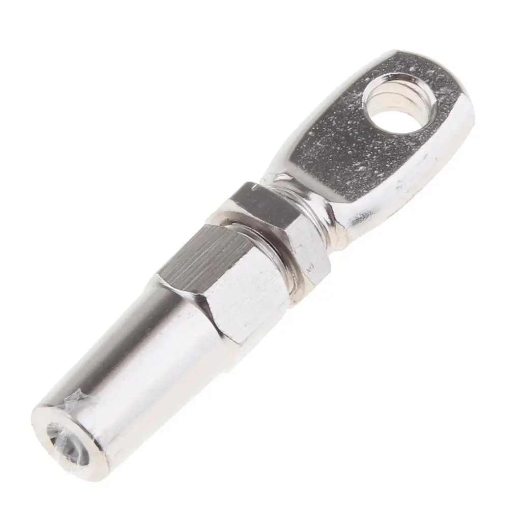 316 Marine Grade Stainless Steel Swageless Eye Terminal For 3mm Wire Rope
