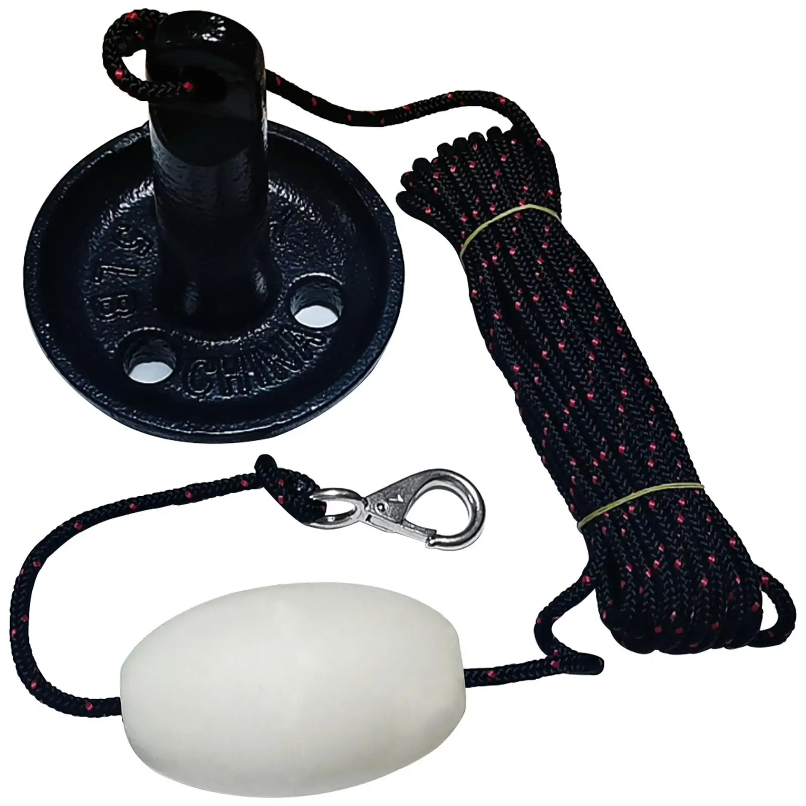 Complete Mushroom Anchor Kit Accessories with Rope Marker Buoy Fit for Paddle Board Canoe