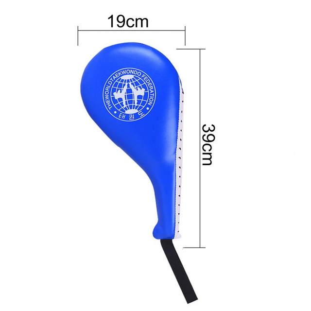 Coussin De Frappe Taekwondo Gigicial - Cible Pieds En Cuir Spatial Avec Mousse EVA